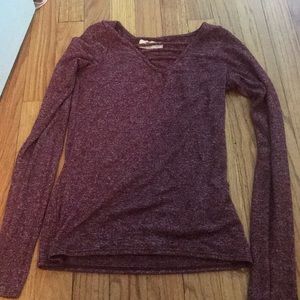 maroon this long sleeve
